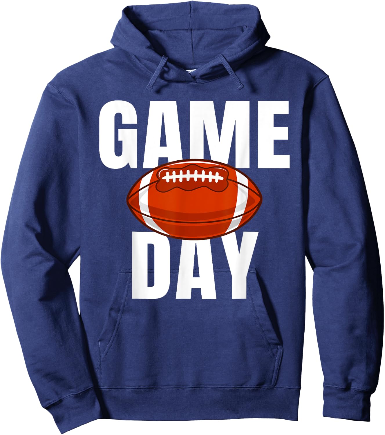 Game Day American Football Rugby Sport Graphic & Hoodie - Hoodie | Navy