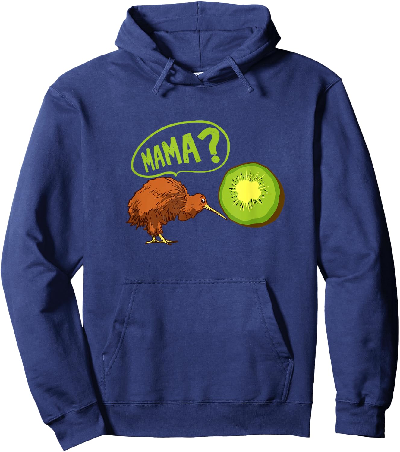 Kiwi meets Kiwifruit Gift A New Zealand Kiwi Hoodie - Hoodie | Navy