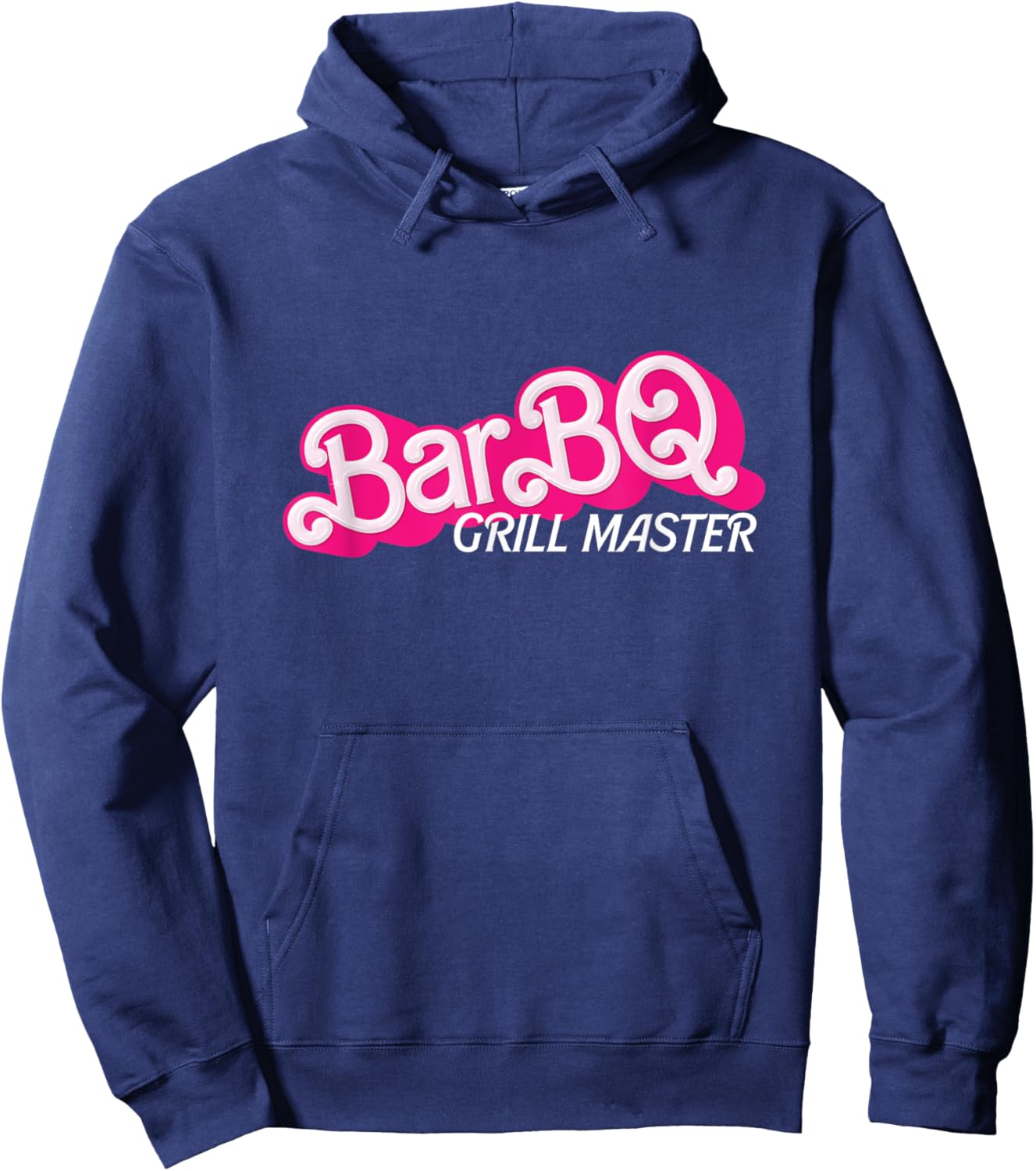 Barbecue Grill Pink Retro Funny BarBQ Classic Girl Gear Hoodie - Hoodie | Navy