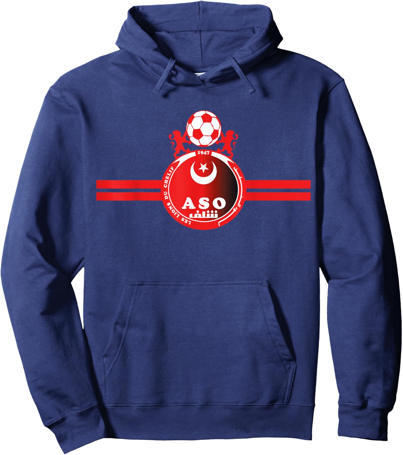 Aso Chlef 1947 Al-asnam Jawarih 02 Algeria Cheb Azzedine Hoodie - Hoodie | Navy