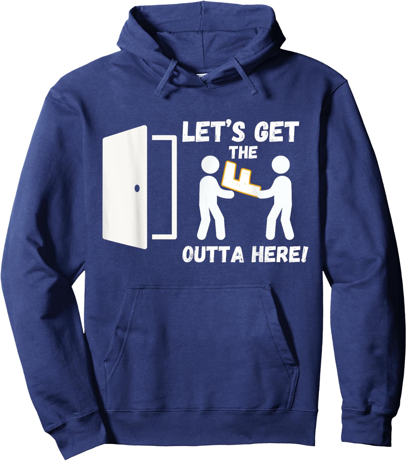 Let’s Get the F Outta Here Hilarious Pun Men and Women Hoodie - Hoodie | Navy