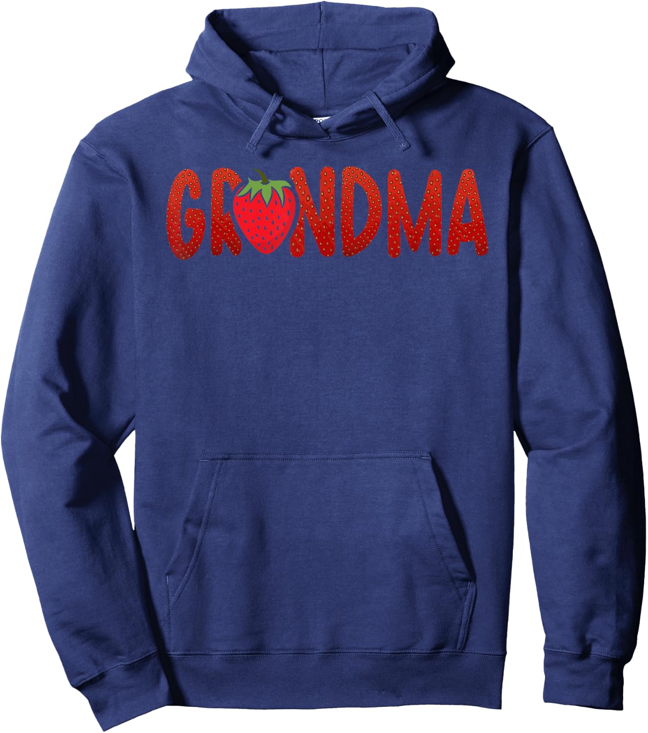 Funny Grandma Strawberry Summer Fruit - Great Mother's Day Women Girls Kids Hoodie - Hoodie | Navy