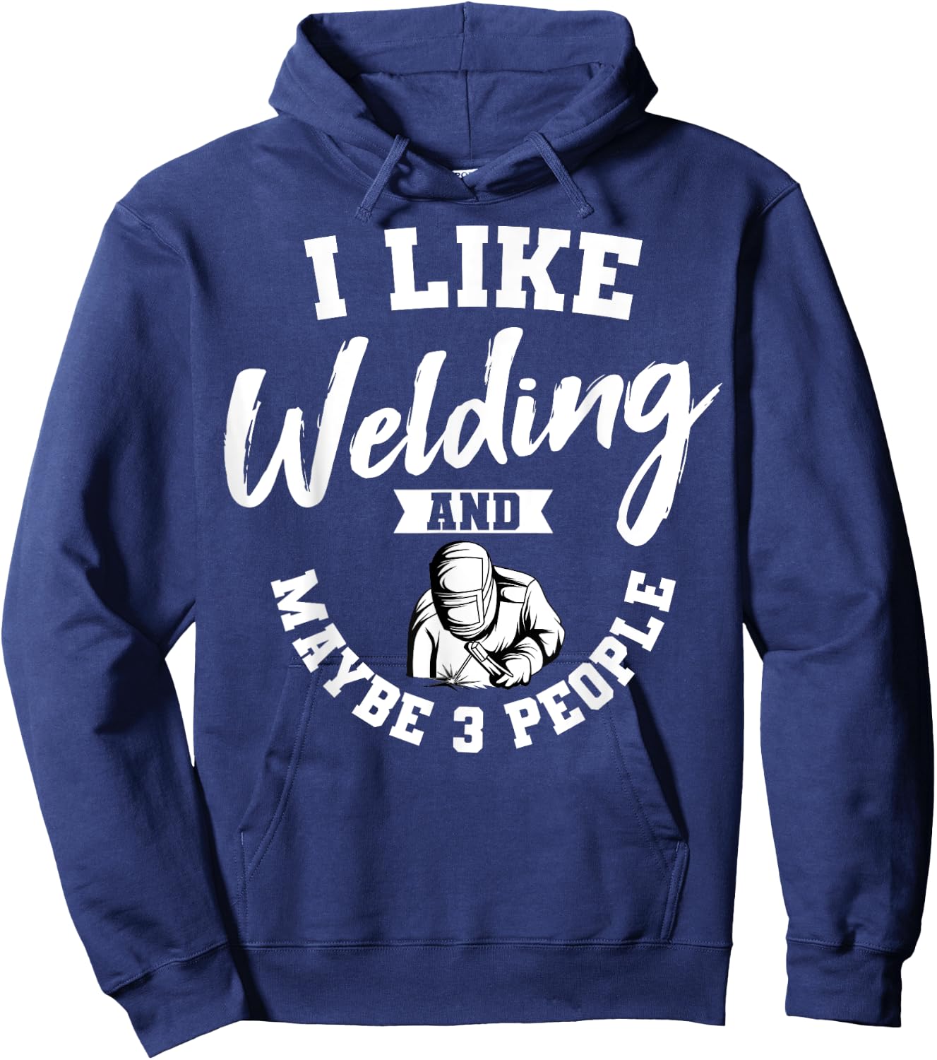 Welding Lover Welder Helmet Metal FabricationFusing MIG Arc Hoodie - Hoodie | Navy