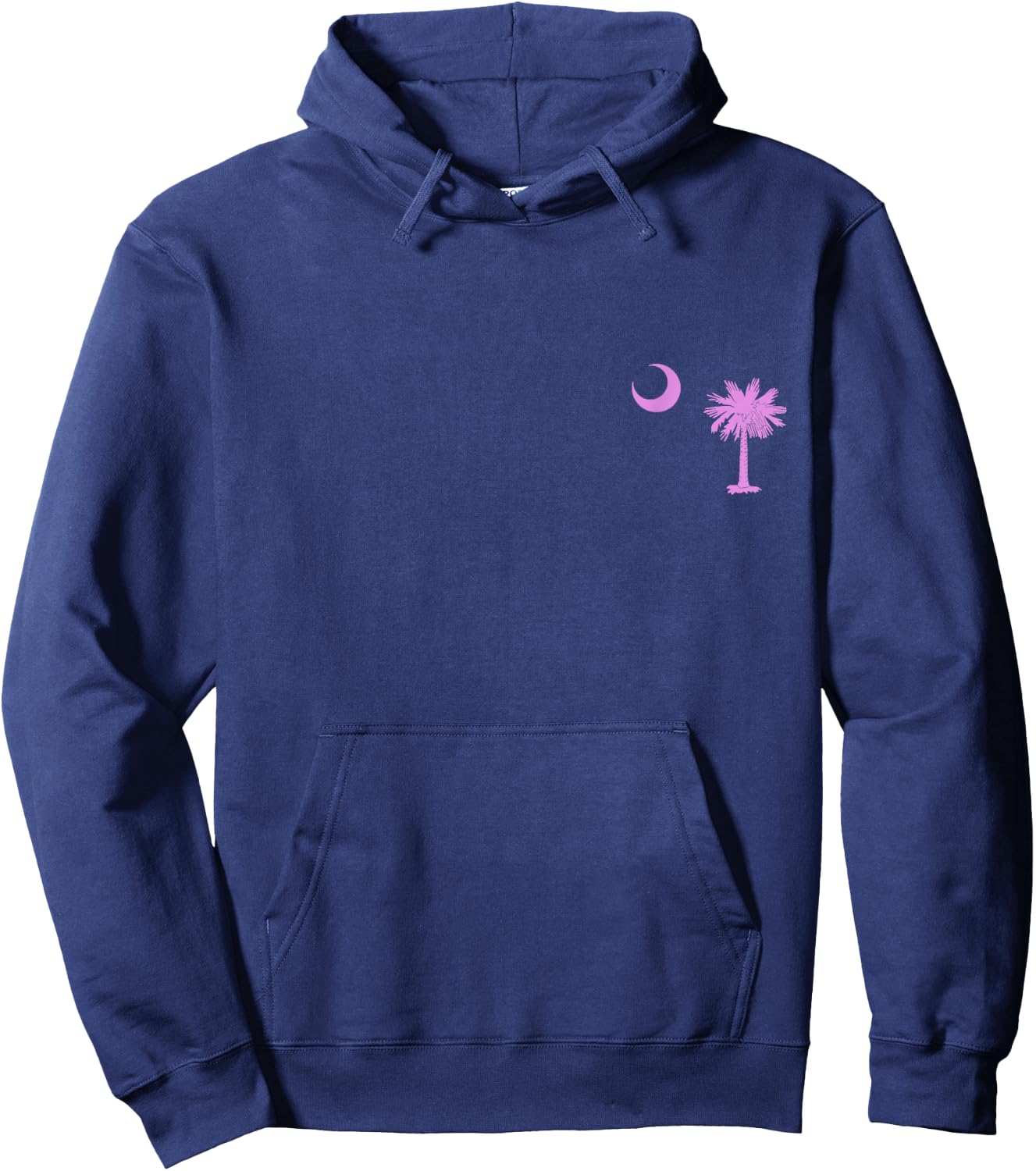 South Carolina Palmetto Moon SC Pride State Flag Hoodie - Hoodie | Navy