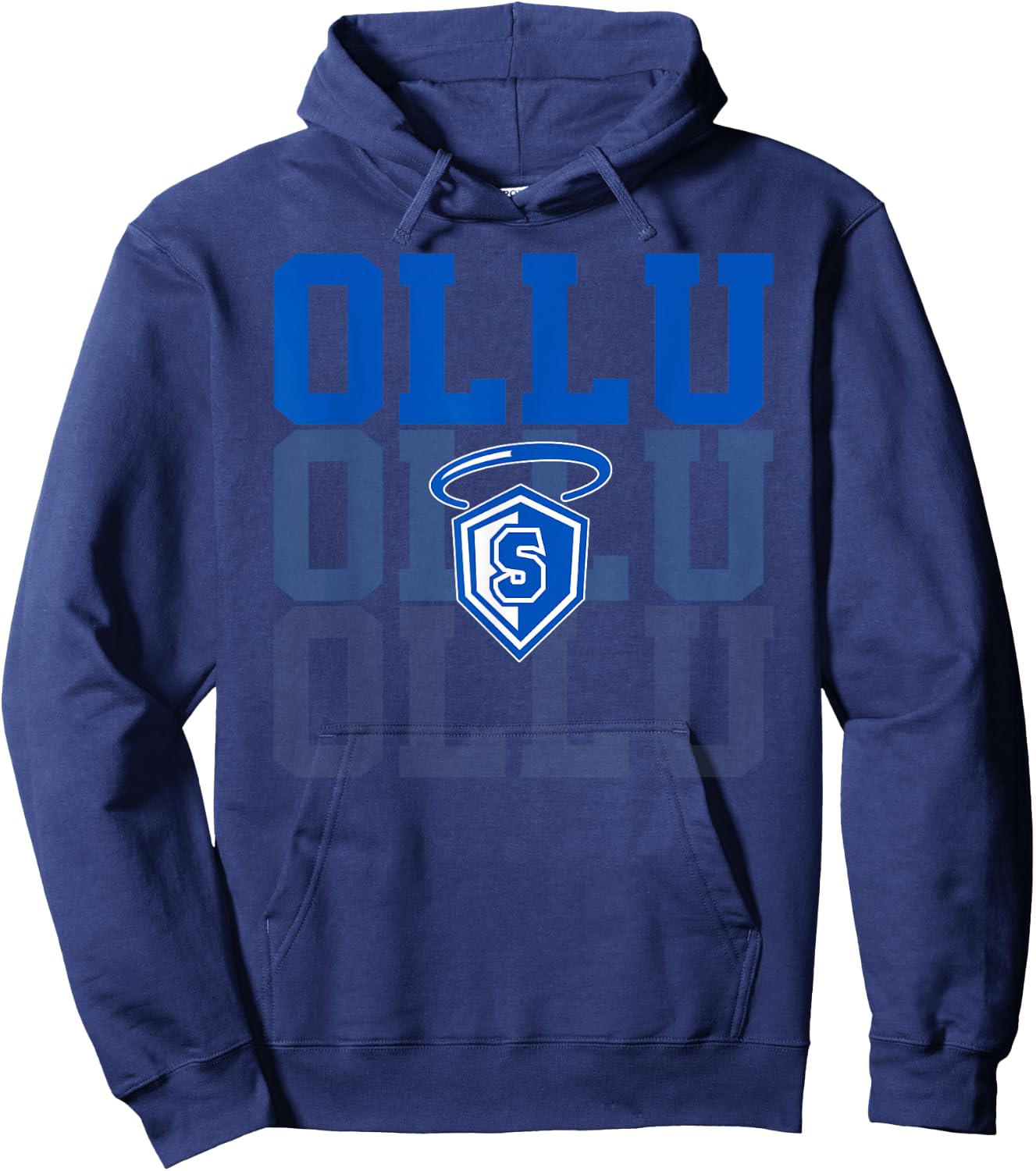 Our Lady of the Lake University Retro Vintage Sports Hoodie - Hoodie | Navy