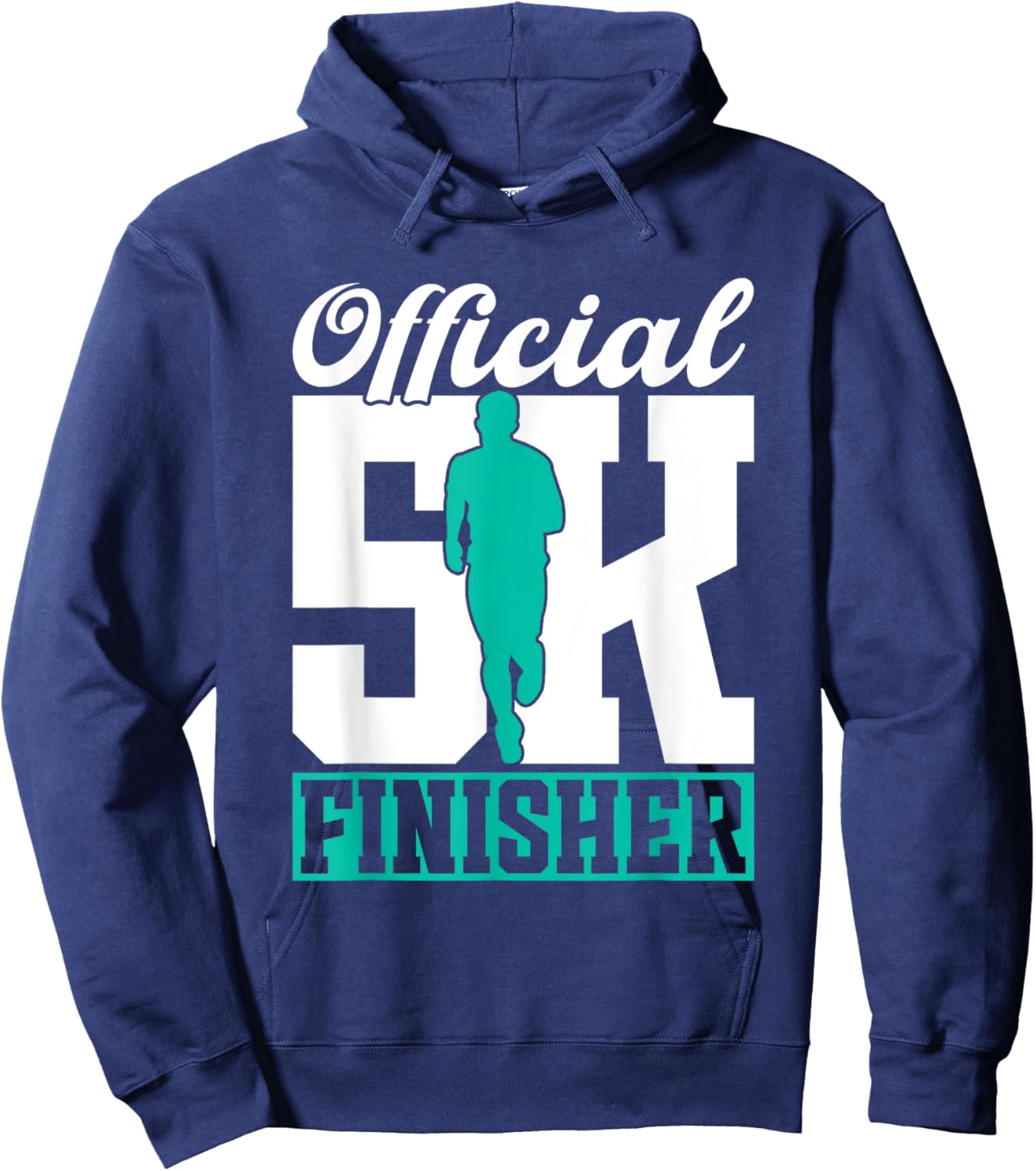 Official 5K Finisher Run Running Race Runner 5K Hoodie - Hoodie | Navy