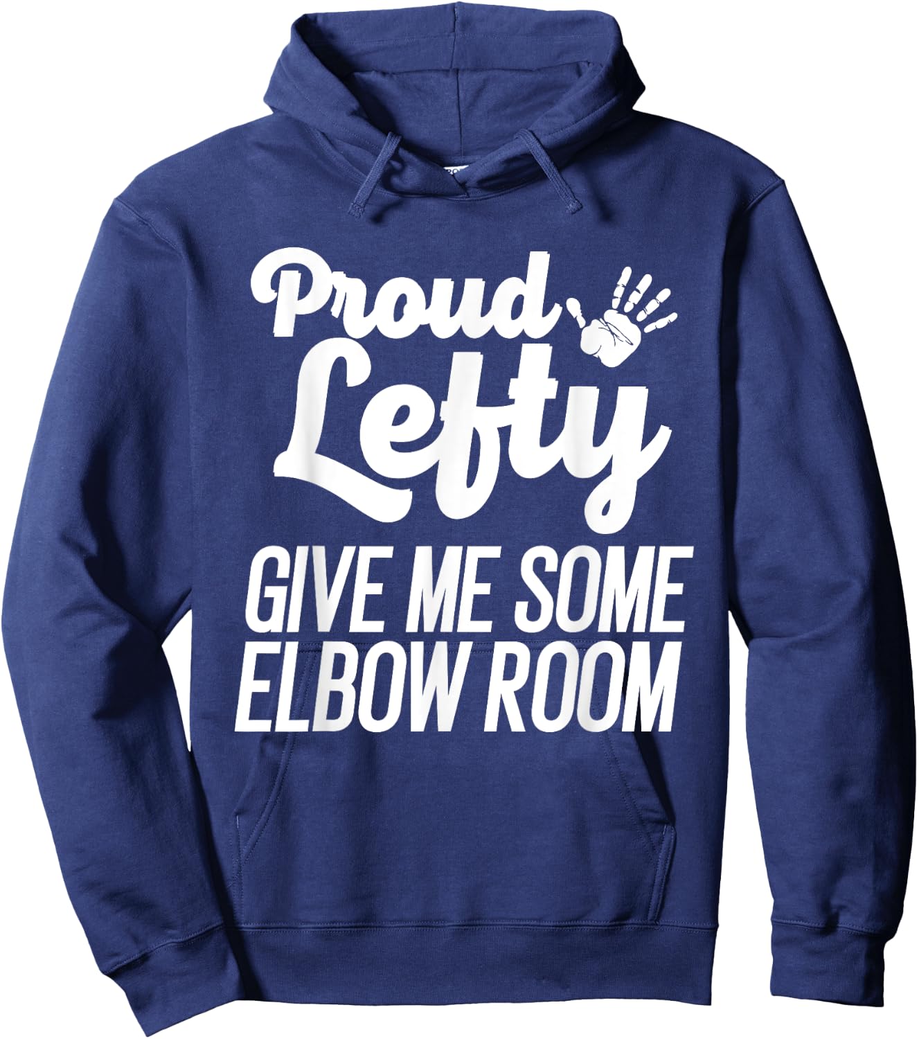 Funny Left Handed Gift Kids Men Women Cool Proud Lefty Hoodie - Hoodie | Navy