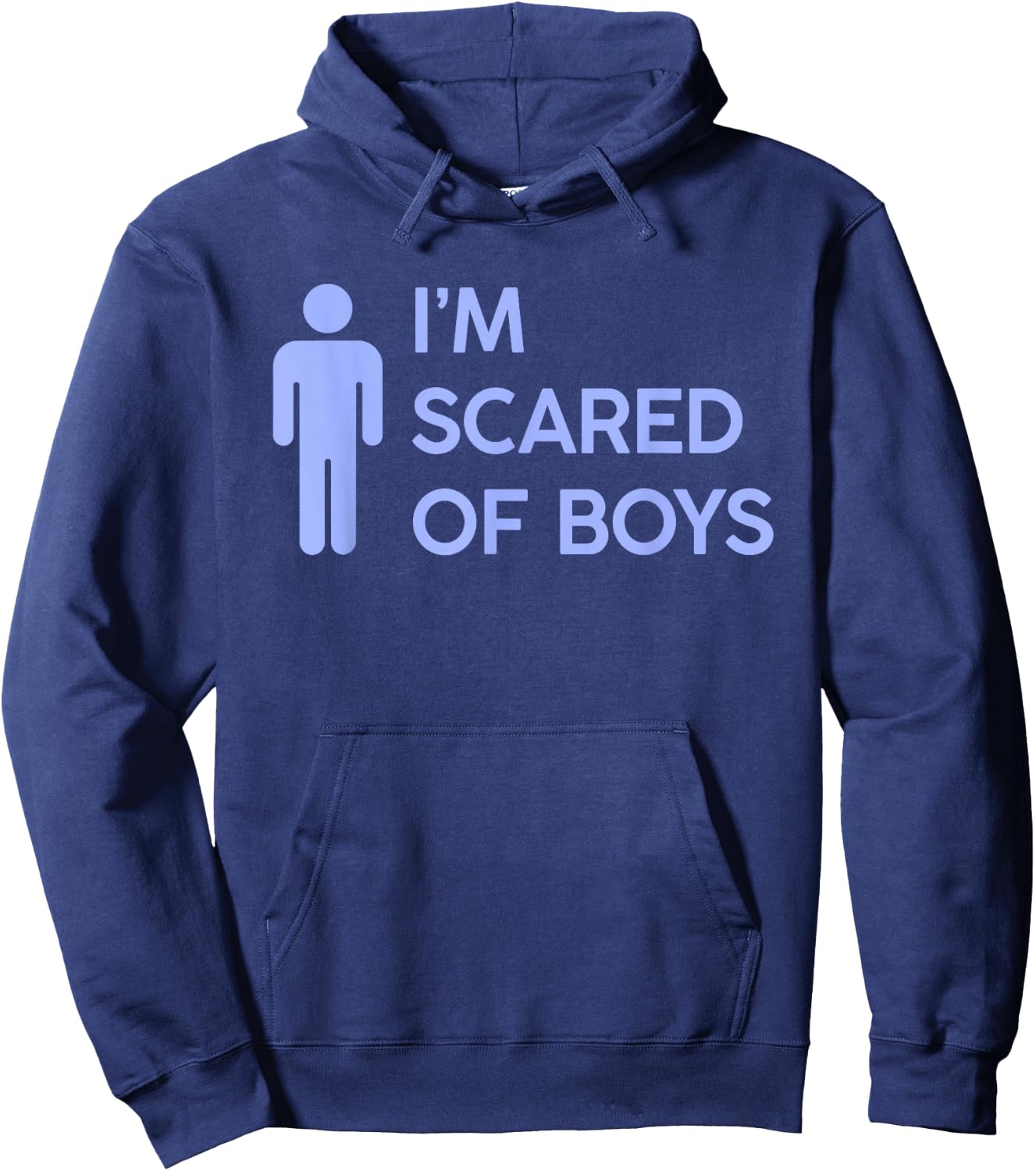 I'M SCARED OF BOYS X Only Love Date Fans Hot Girl Symbol , Black, S Hoodie - Hoodie | Navy