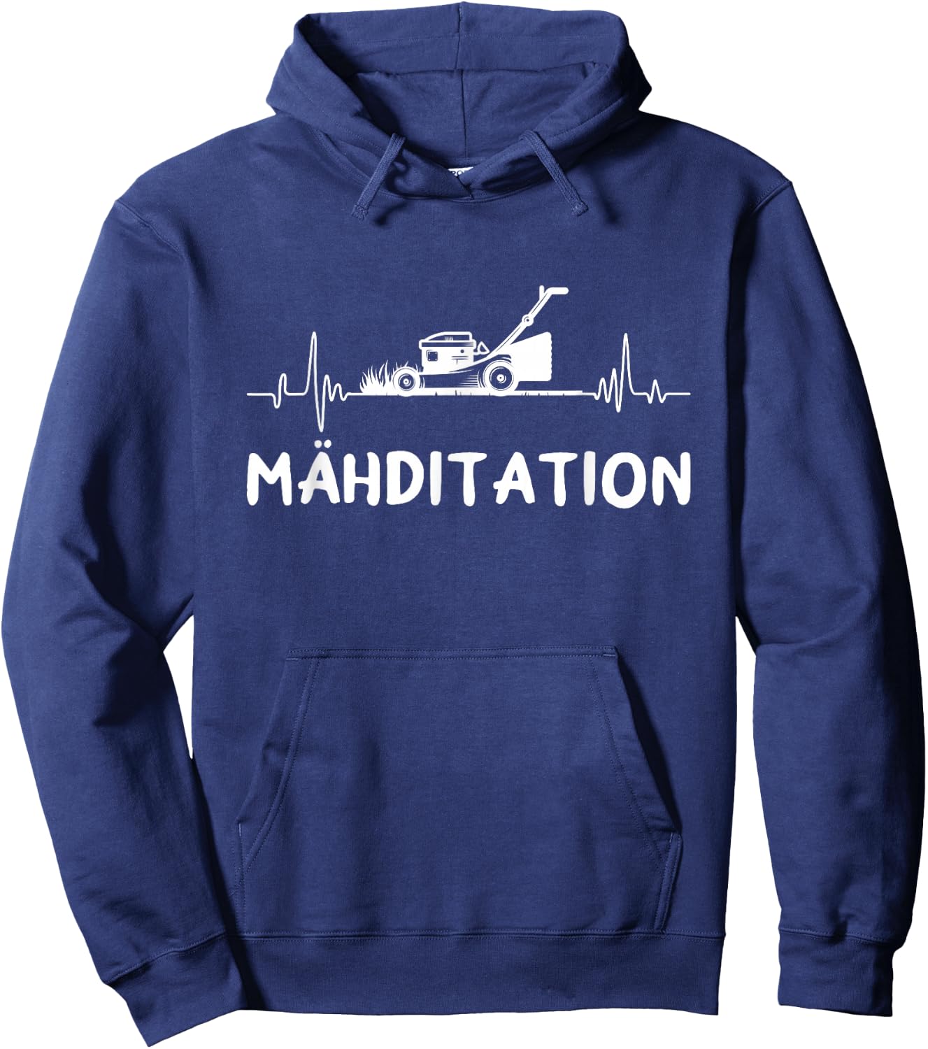 Mähditation Rasen Mähen Garten Hobbygärtner Rasenmäher Hoodie - Hoodie | Navy