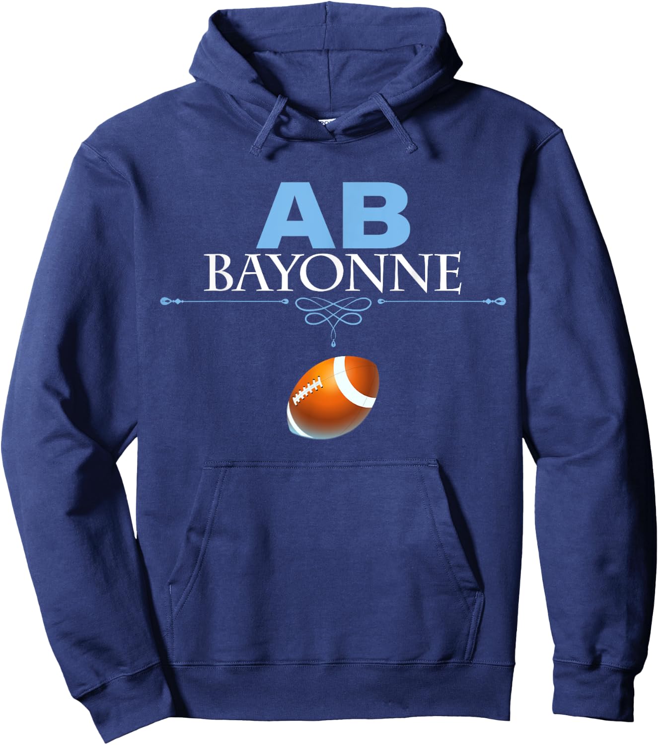 Pride Rugby AB Bayonnais Supporter Man Woman Child , Black, S Hoodie - Hoodie | Navy