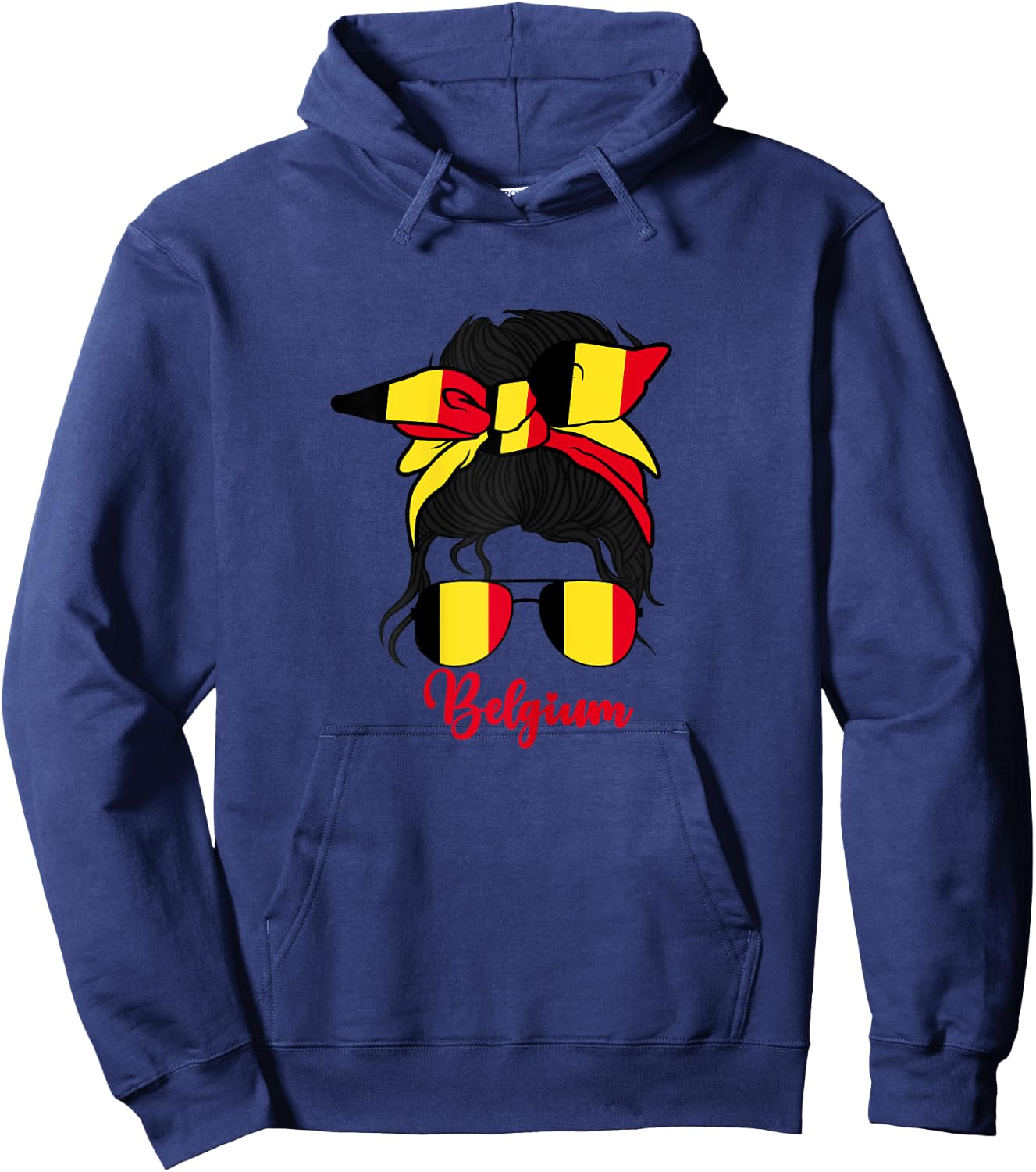 Belgium For Girl Belgian Flag Belgian Belgian Women Girl Hoodie - Hoodie | Navy