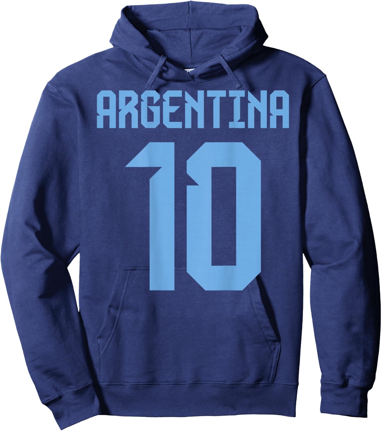 Argentina Argentinian national flag Soccer Jersey Football Hoodie - Hoodie | Navy