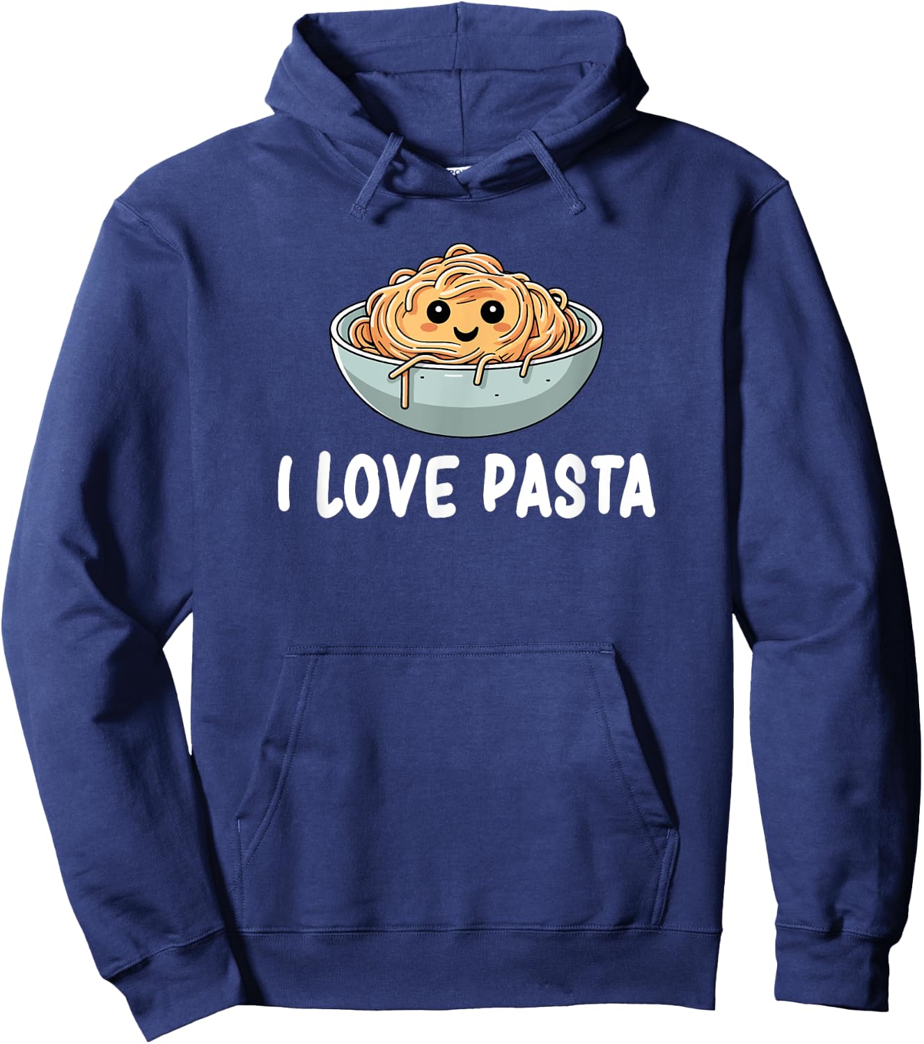 I Love Pasta Hoodie - Hoodie | Navy