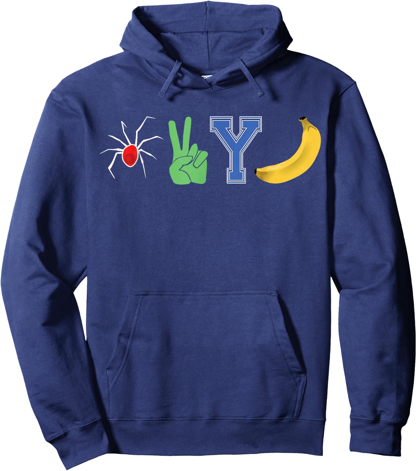 Spider 2 Y Banana Football Playing Strategy Game Plan Hoodie - Hoodie | Navy
