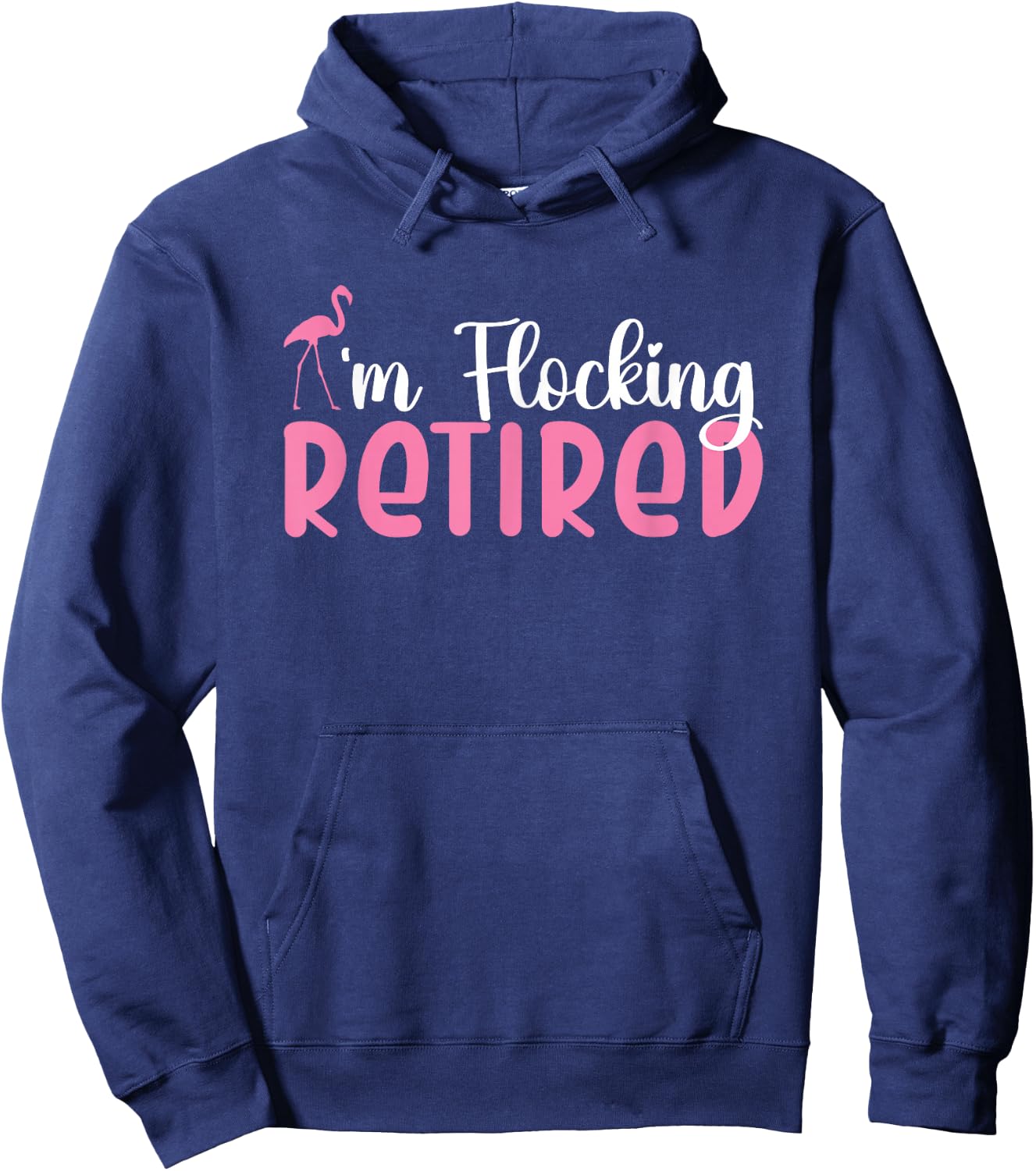 Flamingo Im Flocking Retired Hoodie - Hoodie | Navy