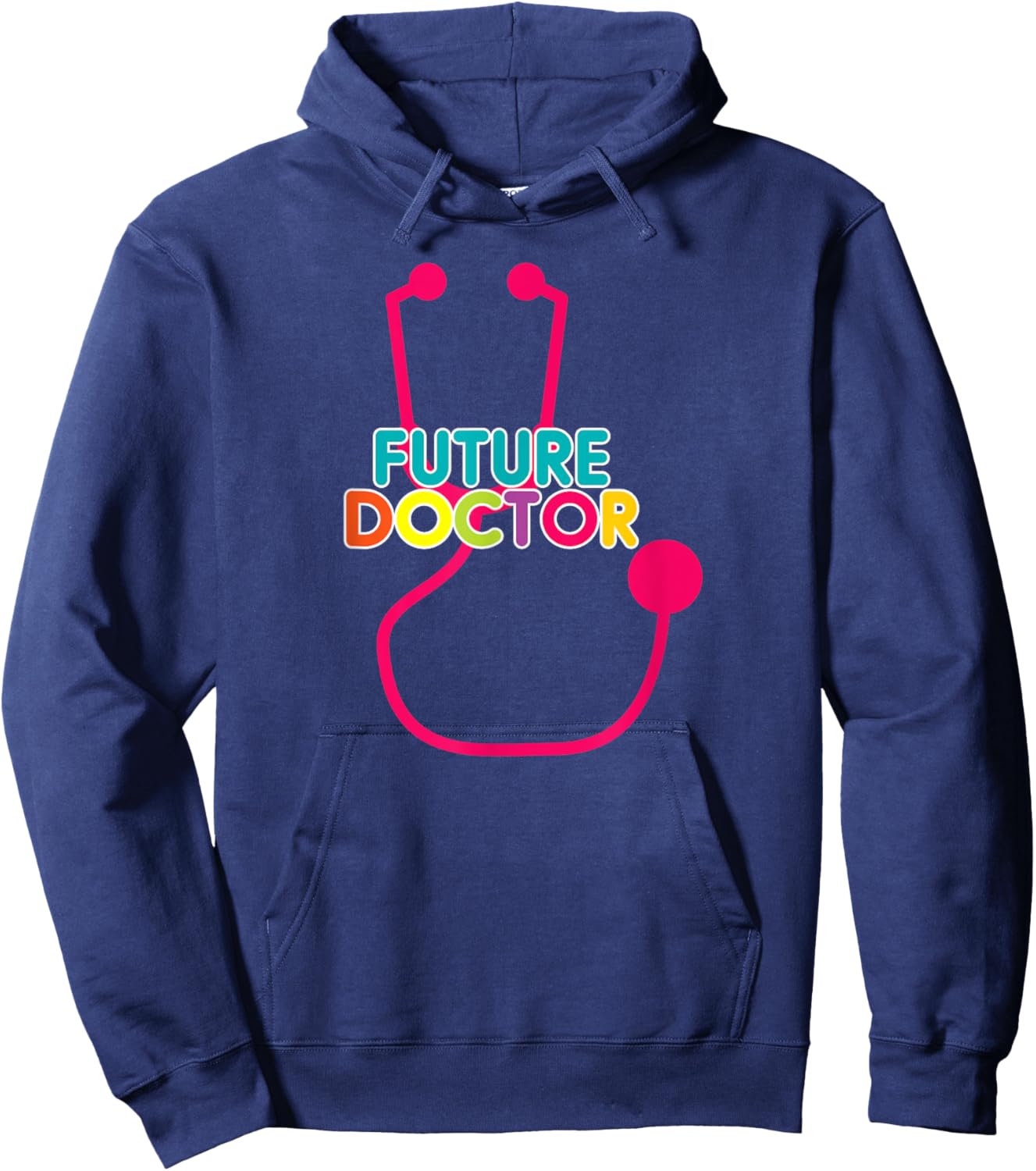 Future Doctor Stethoscope Hoodie - Hoodie | Navy