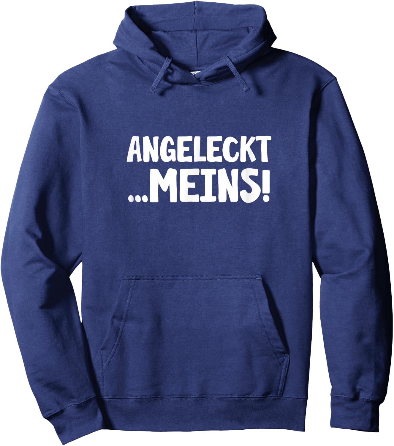 Anniversary Engagement for the Partner "Angeleck" Mein's , black Hoodie - Hoodie | Navy