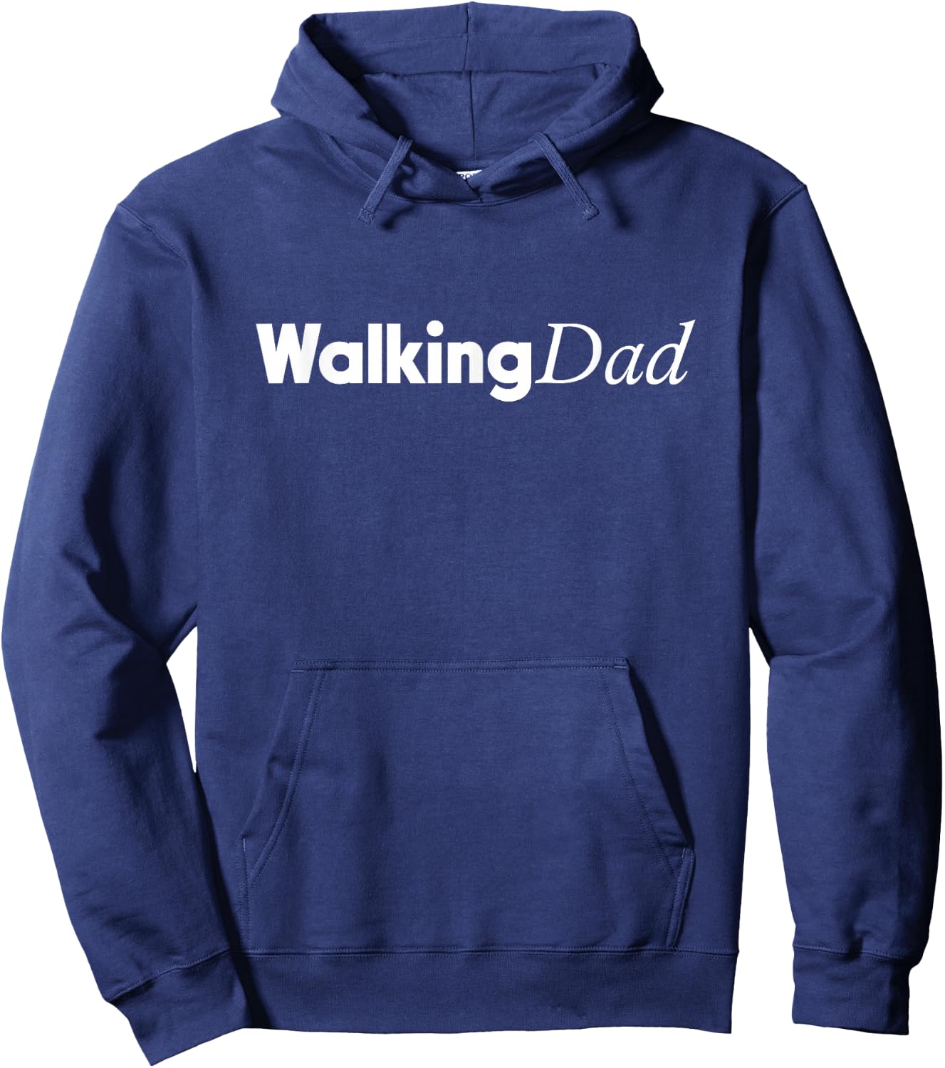 Walking Dad Design Daily Steps Fitness Father Gift Hoodie - Hoodie | Navy