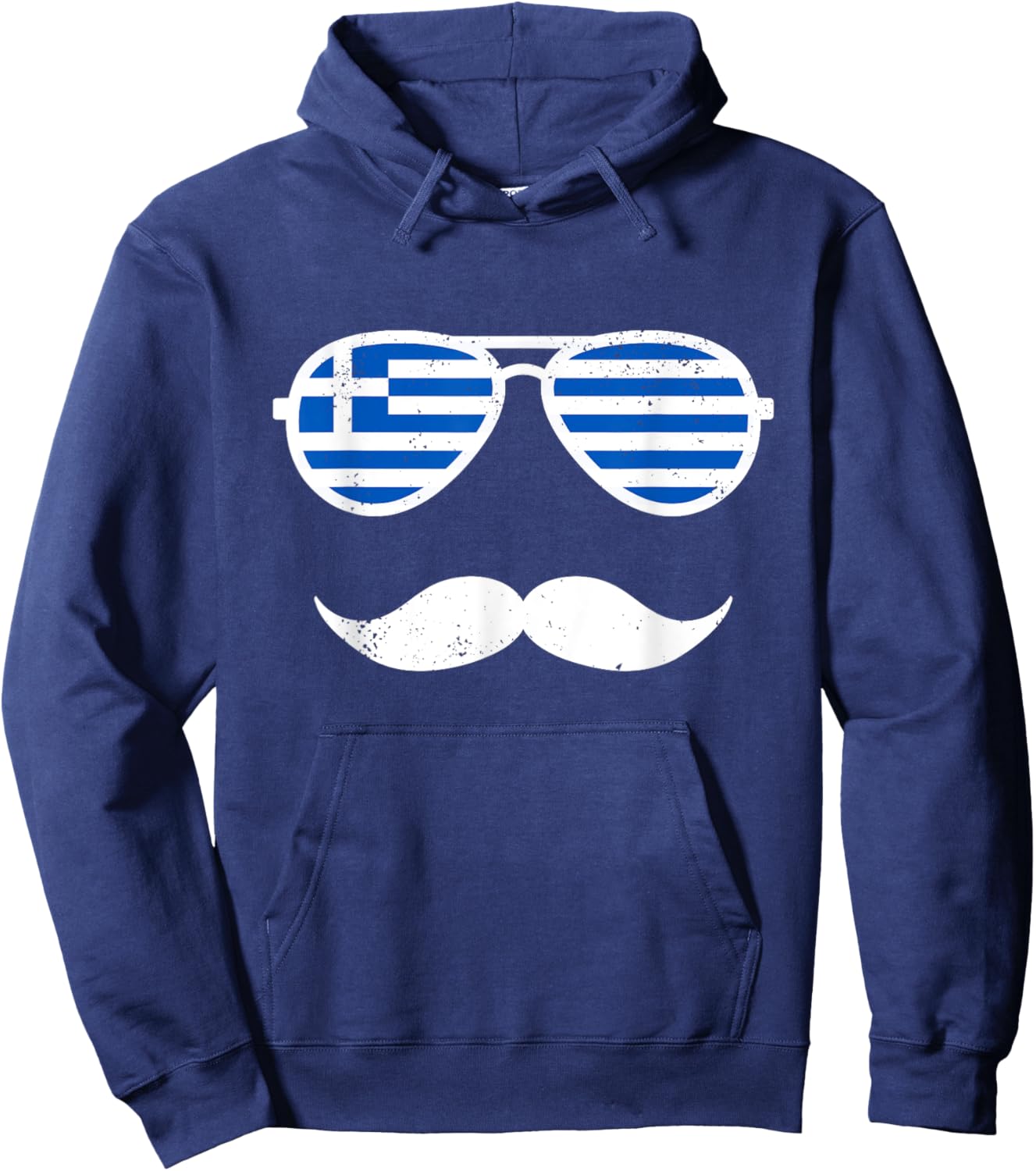 Greek Easter Funny Greece Flag Bunny Boys Toddlers Hoodie - Hoodie | Navy