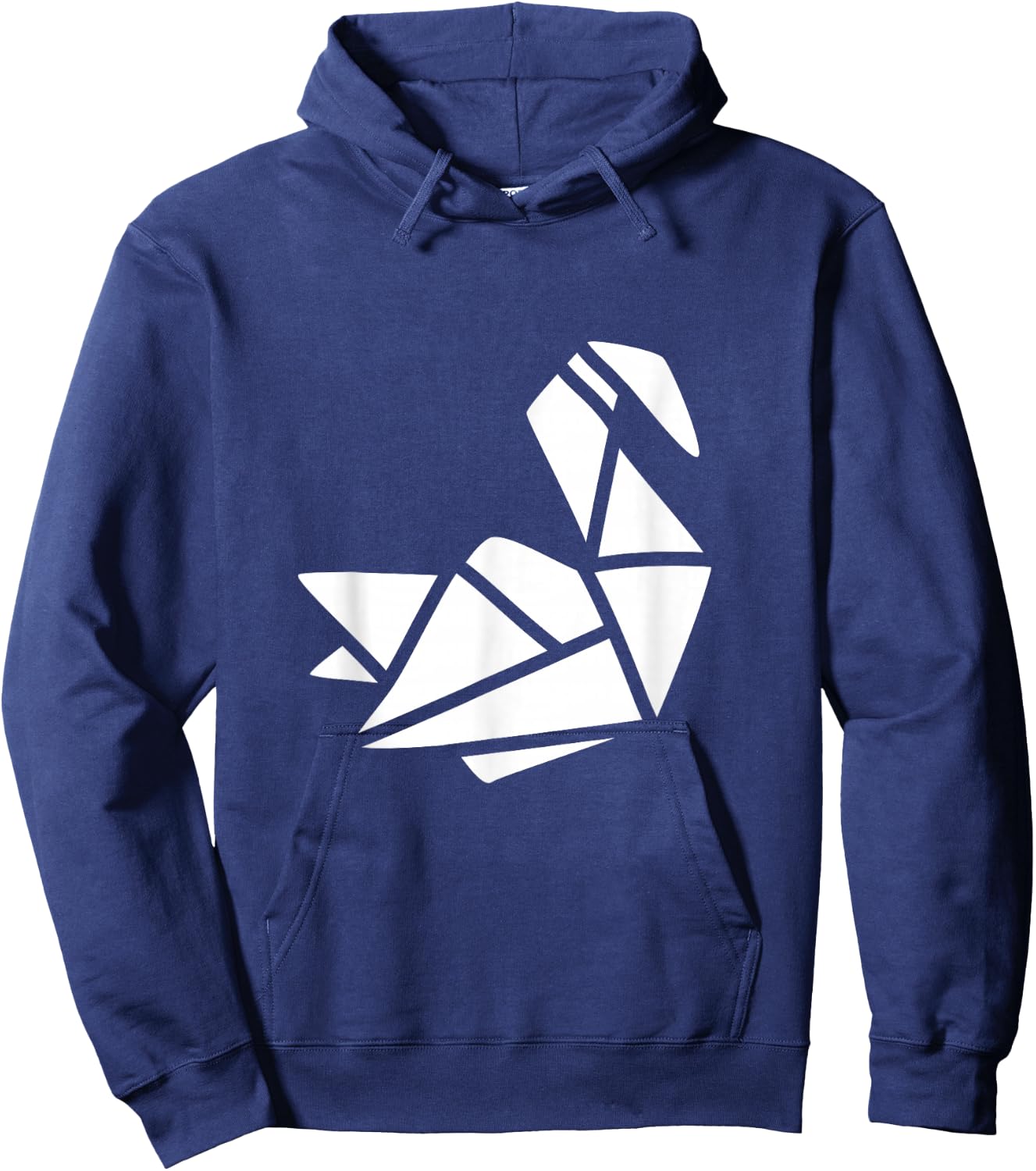 Origami Swan Men Women Hoodie - Hoodie | Navy