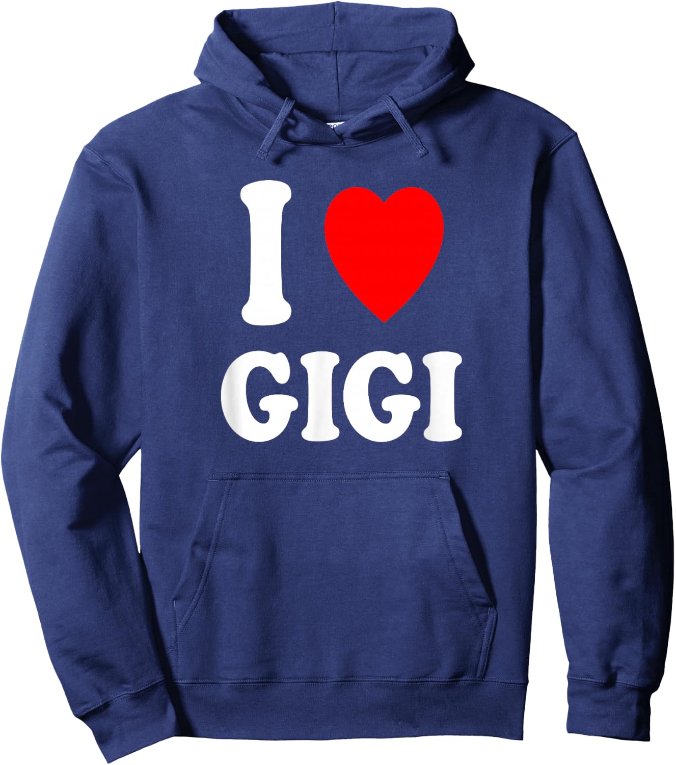 I Heart (Love) Gigi Cute Matching Couple Spouse Hoodie - Hoodie | Navy