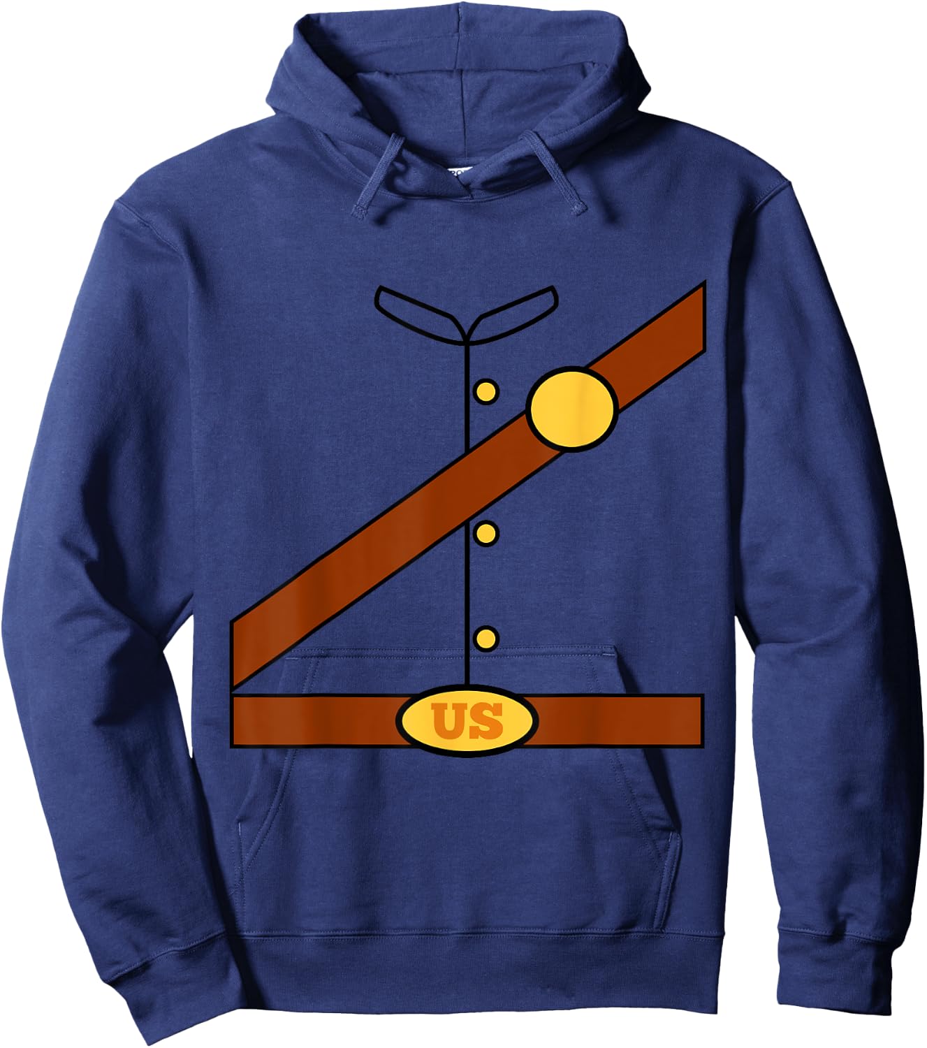 Union Soldier Costume Halloween Civil War Men Women Kids Hoodie - Hoodie | Navy