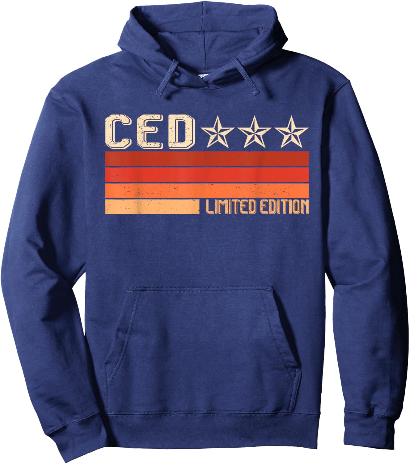 CED Name Personalized Idea Men Retro Vintage CED Hoodie - Hoodie | Navy