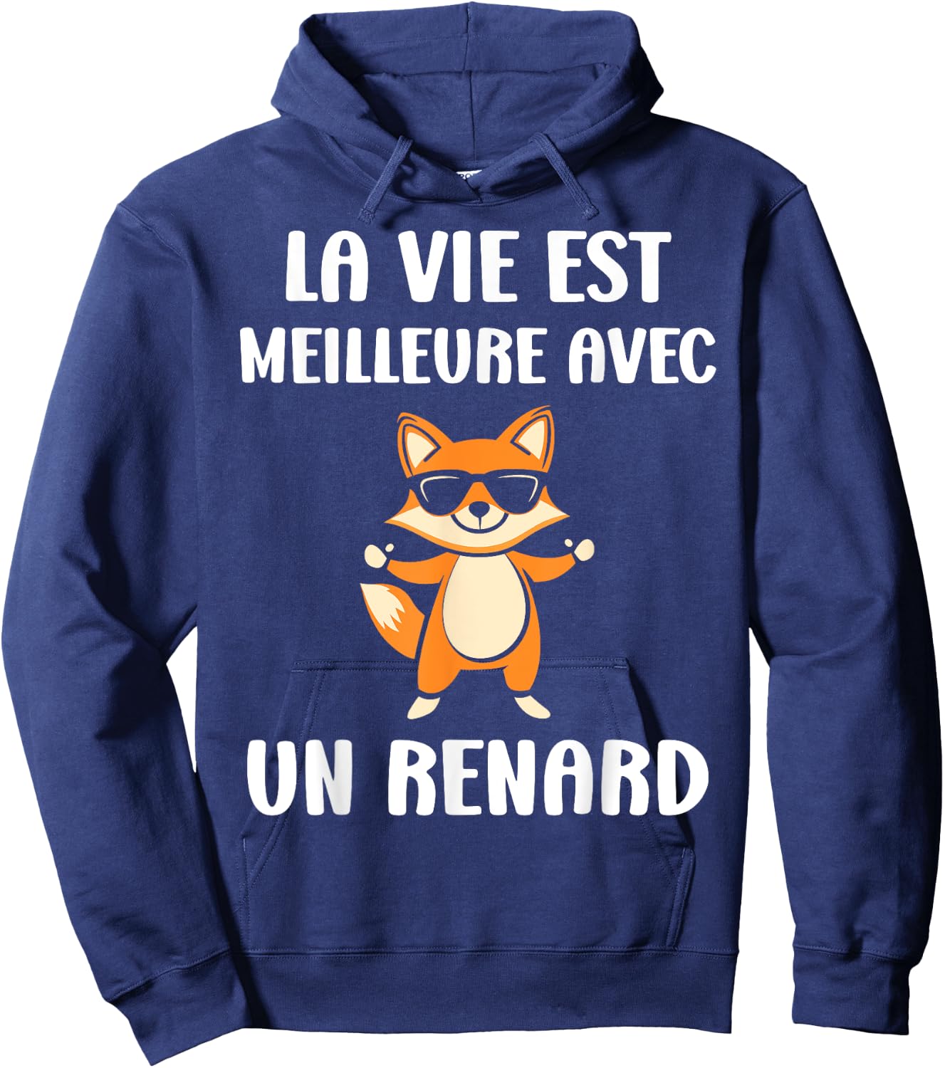 Little Cute Foxes Life Is Better With A Fox Hoodie - Hoodie | Navy