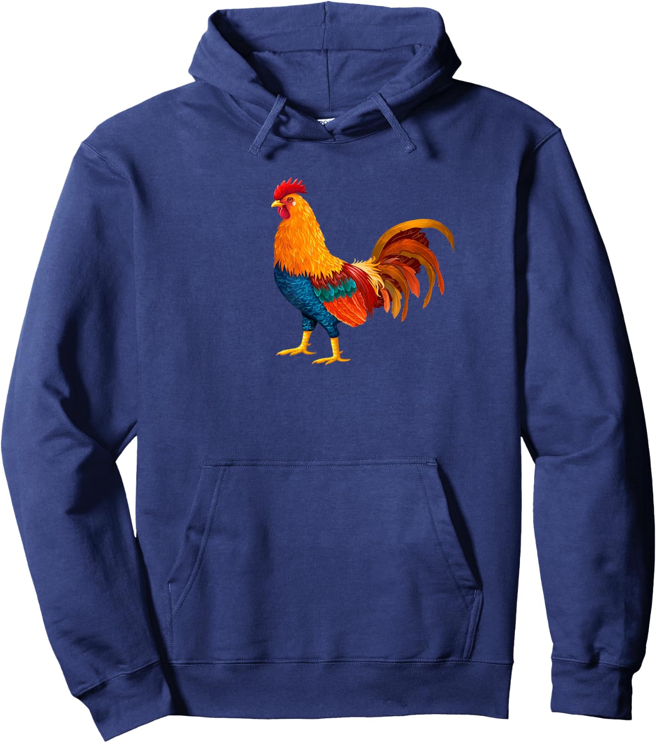 Beautiful Rooster Hoodie - Hoodie | Navy