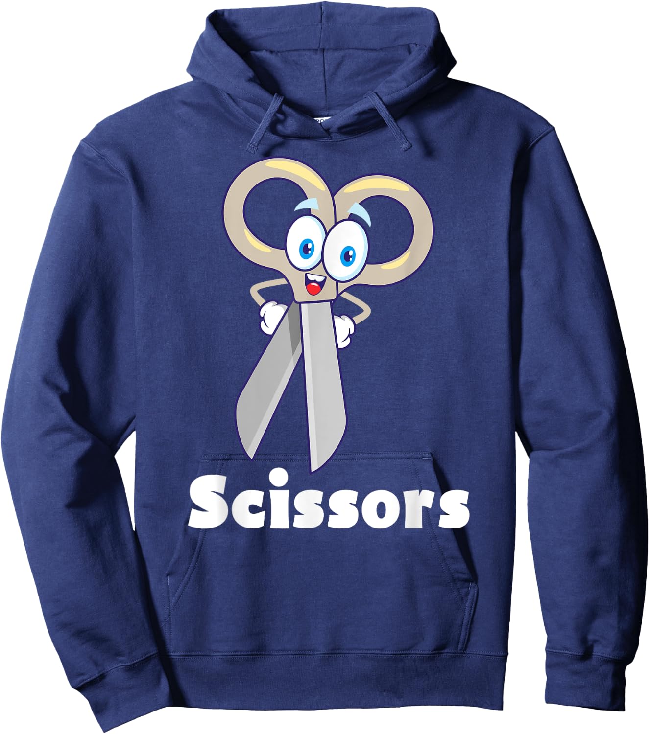 Funny Scissors Paper Rock Halloween Costumes Group Family Hoodie - Hoodie | Navy
