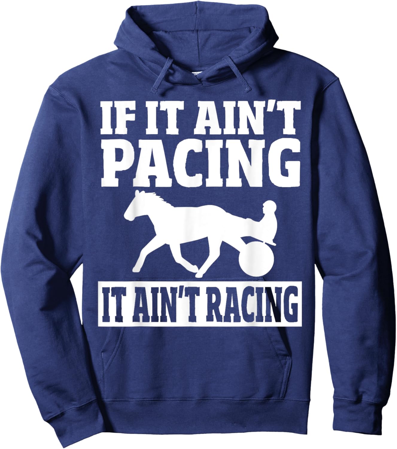 Harness Racing Jockey Horse Racer Funny Harness Racing Hoodie - Hoodie | Navy