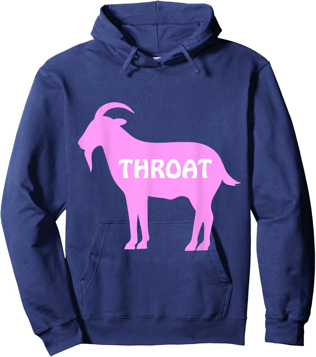 Funny Throat Goat - Adult Humor Costume Hoodie - Hoodie | Navy
