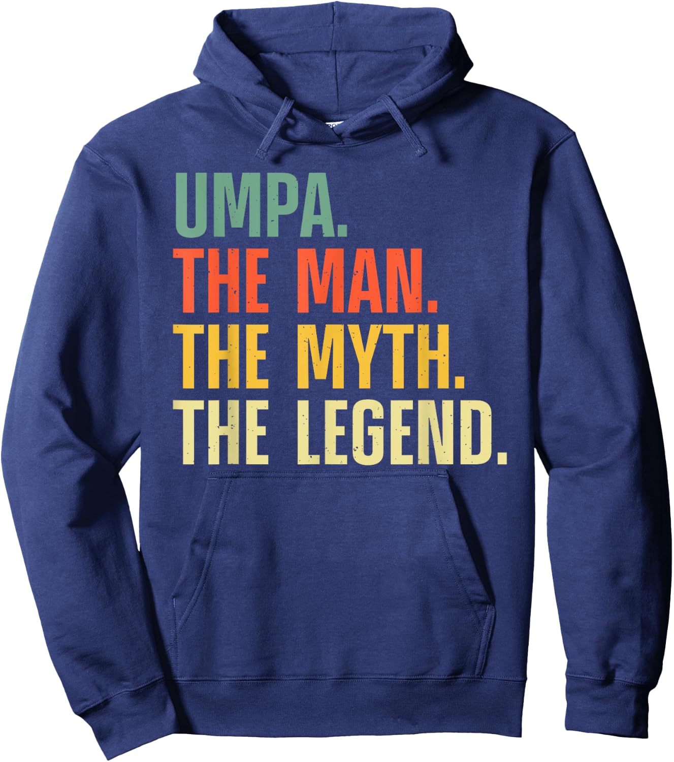 Best Umpa Design For Grandpa Grandfather From Grandkids Umpa Hoodie - Hoodie | Navy