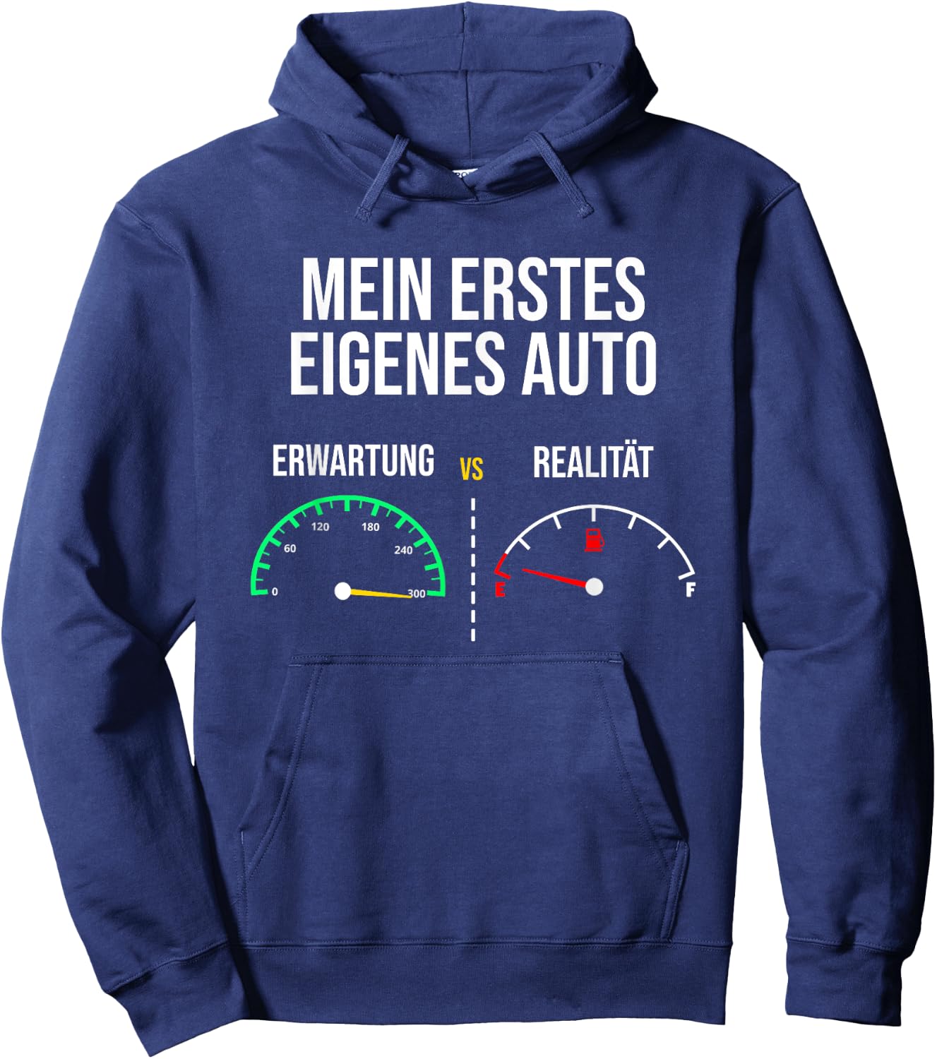 Car Saying First Own Car Meme Expectation vs Reality , black Hoodie - Hoodie | Navy