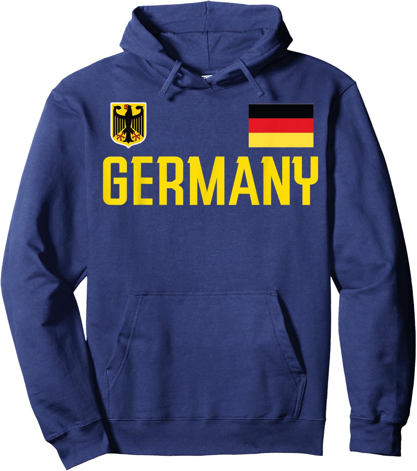 Germany Flag Deutschland Football Soccer Fan Men Women Kids Hoodie - Hoodie | Navy