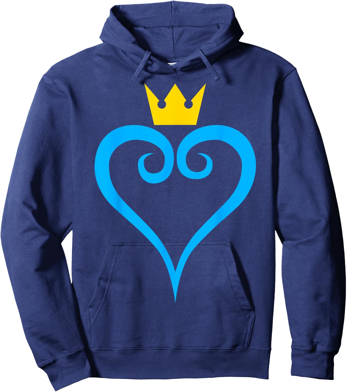 Disney Kingdom Hearts Heart Symbol Hoodie - Hoodie | Navy