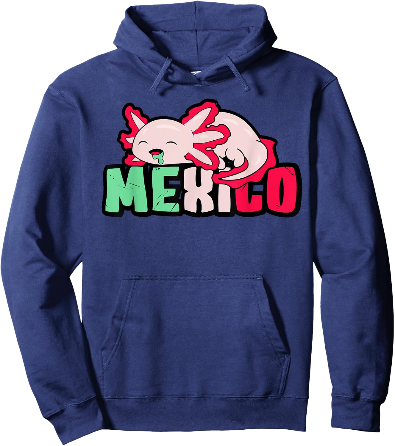 Mexicans Souvenir Axolotl Mexico City Gifts Cinco De Mayo Hoodie - Hoodie | Navy