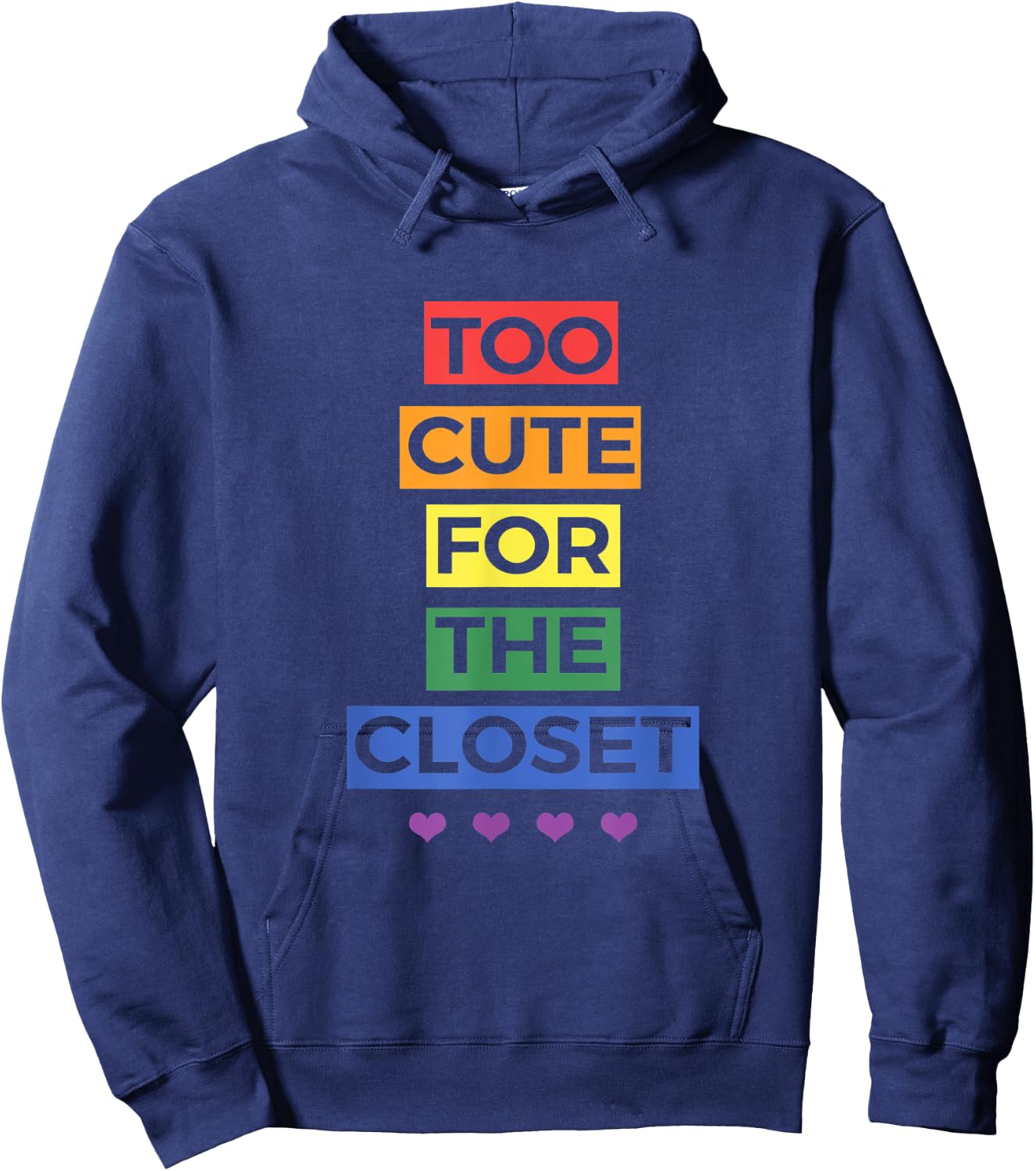 Too Cute For The Closet Hoodie - Hoodie | Navy