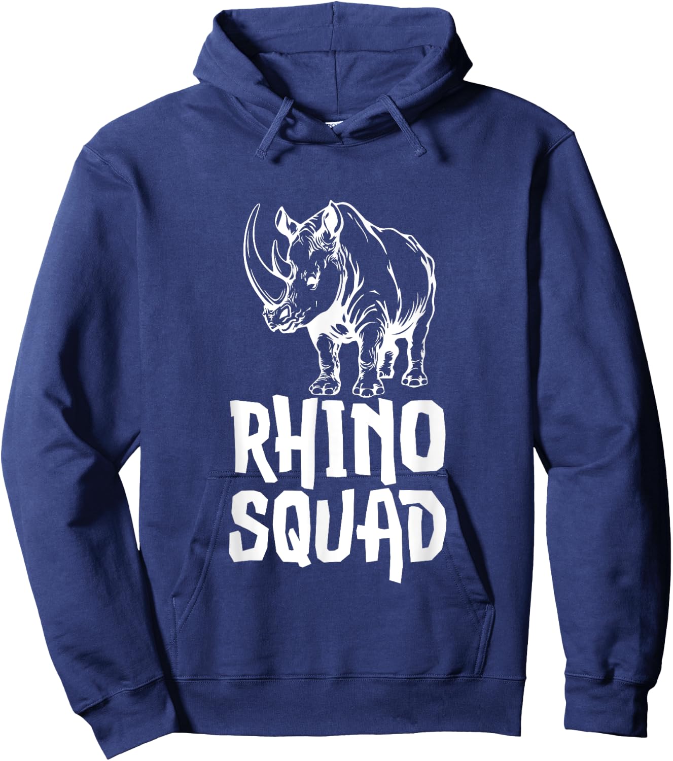 Team Rhino Squad Gifts Funny Rhinoceros Animal Lover Hoodie - Hoodie | Navy