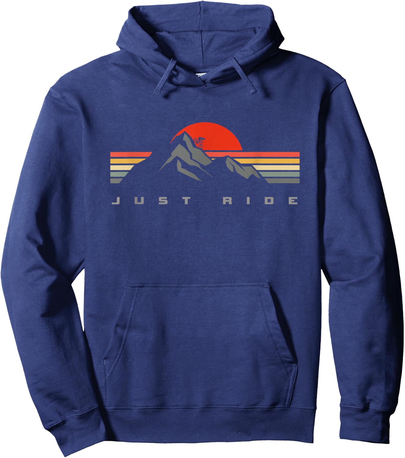 MTB Mountain Bike Apparel - MTB Mountain Bike Hoodie - Hoodie | Navy