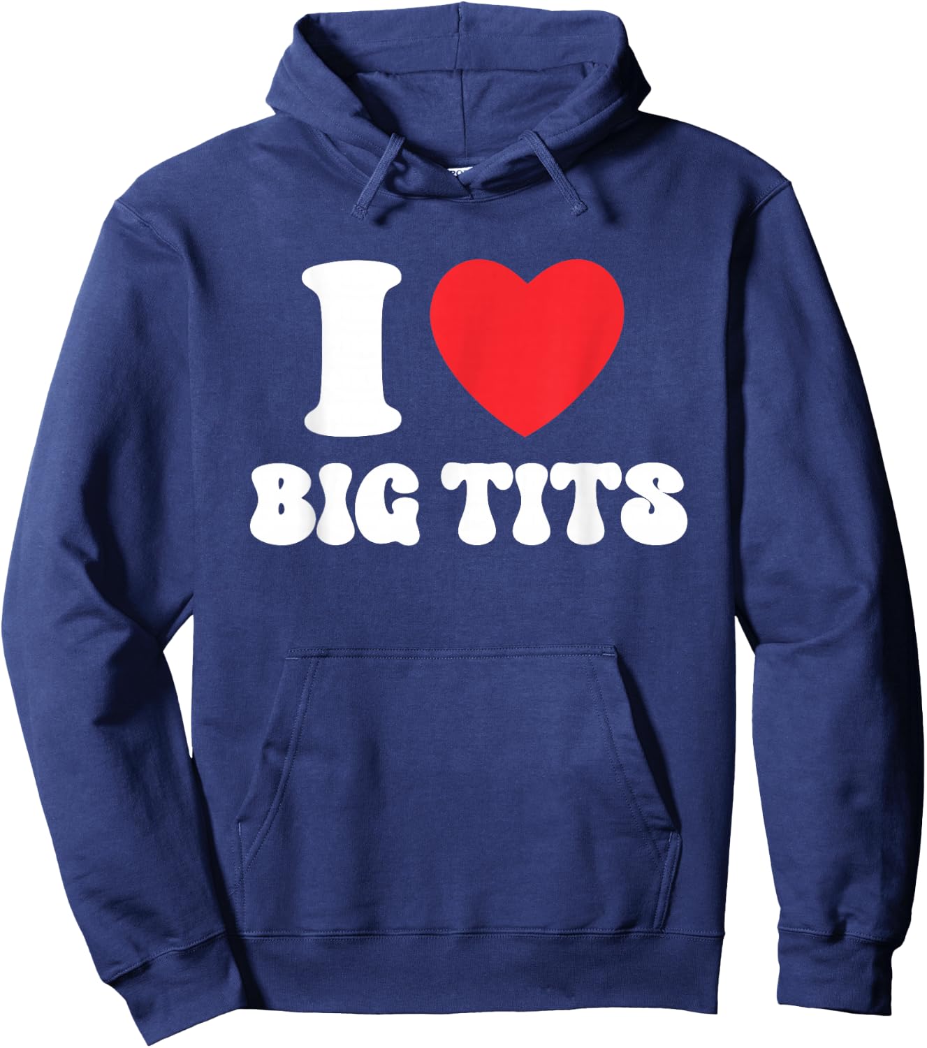 I Love Big Tits Funny Tits Boobs Lesbian Stag Party , black Hoodie - Hoodie | Navy