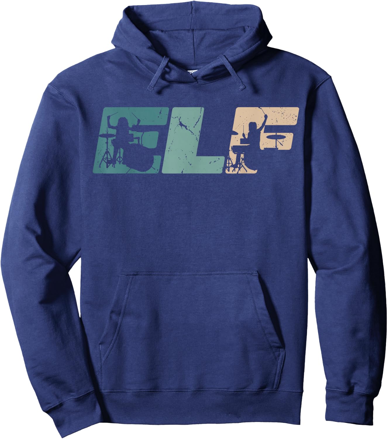Schlagzeuger 11 Jahre | Drummer | 11. Geburtstag Junge Hoodie - Hoodie | Navy