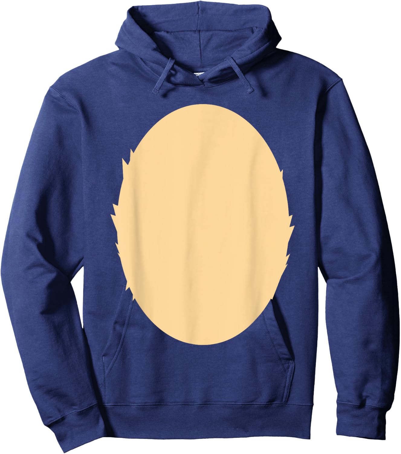 Bear Belly Lazy Halloween Easy Costume Funny Halloween Hoodie - Hoodie | Navy