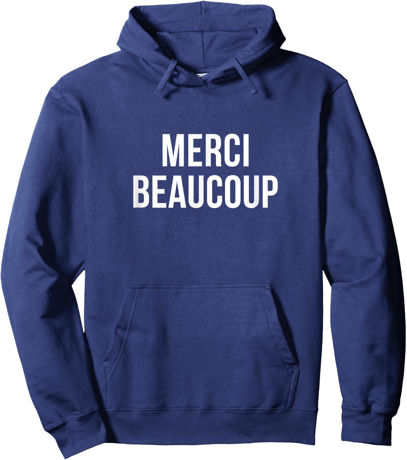 Merci Beaucoup Hoodie - Hoodie | Navy