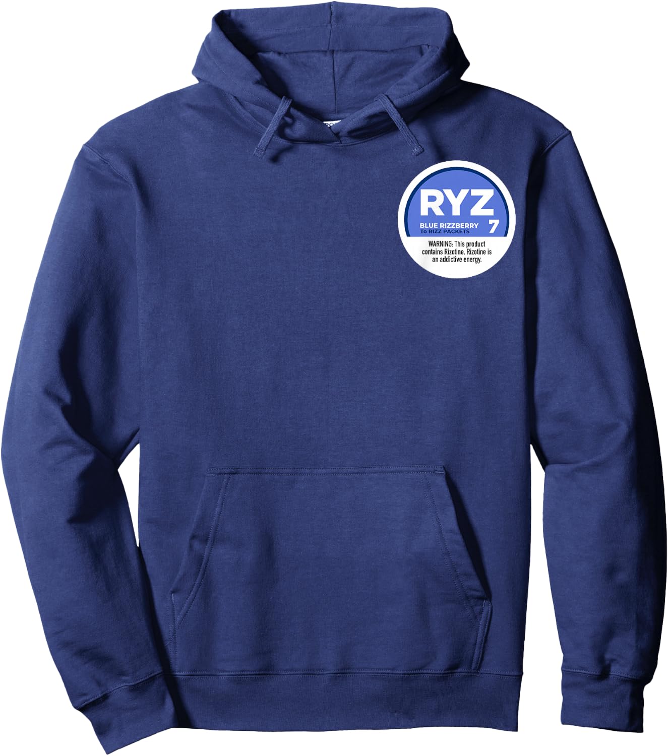 Blue Rizzberry to Rizz Packets Official Front and Back Hoodie - Hoodie | Navy