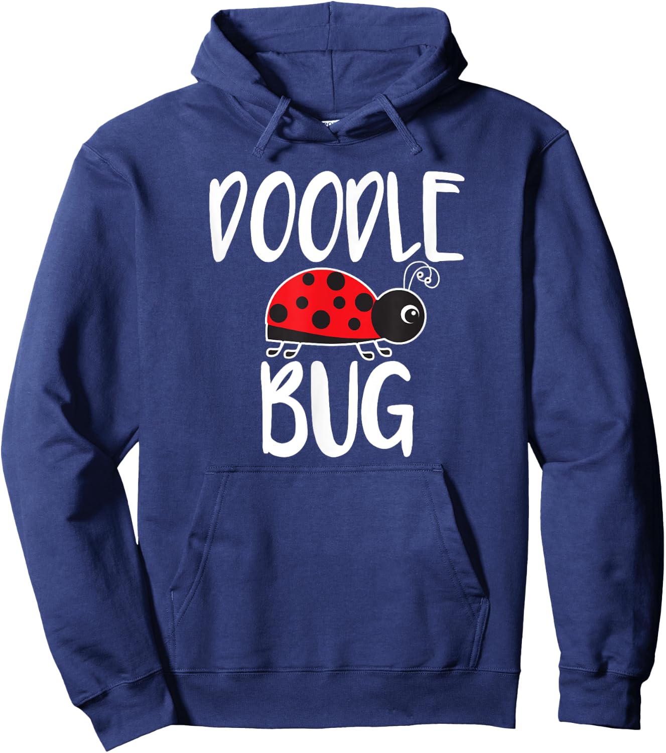 Doodle Bug Ladybug Funny Doodle Hoodie - Hoodie | Navy
