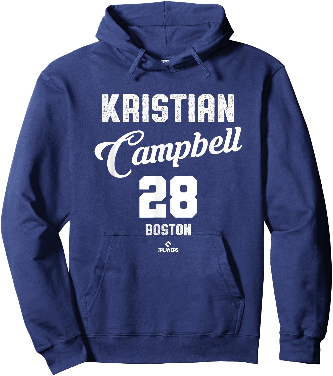 Kristian Campbell 28 Boston Baseball Vintage MLBPA Hoodie - Hoodie | Navy