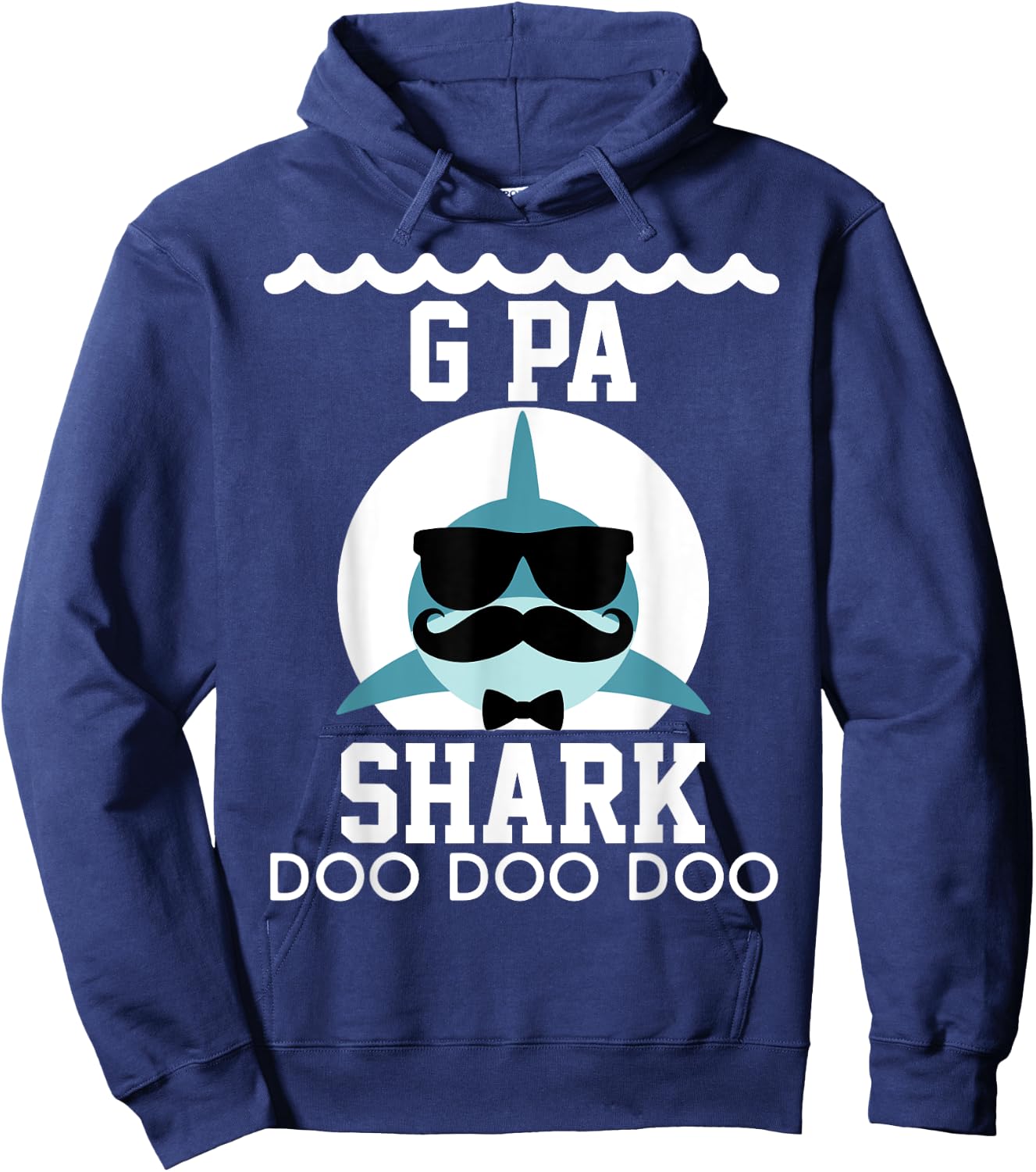 G-Pa Shark shirt Matching Family Shirts Shark Hoodie - Hoodie | Navy