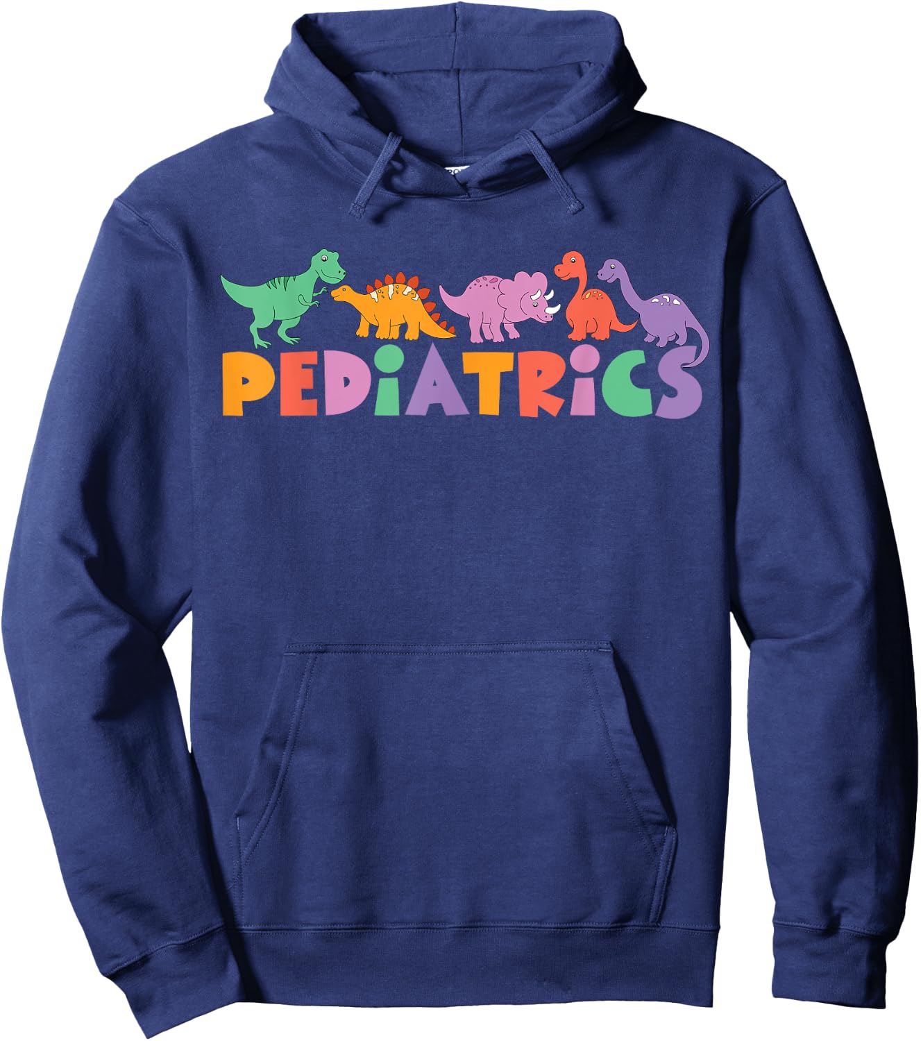 Pediatrics Dinosaurs Peds Nurse Crew Appreciation Pediatric Hoodie - Hoodie | Navy