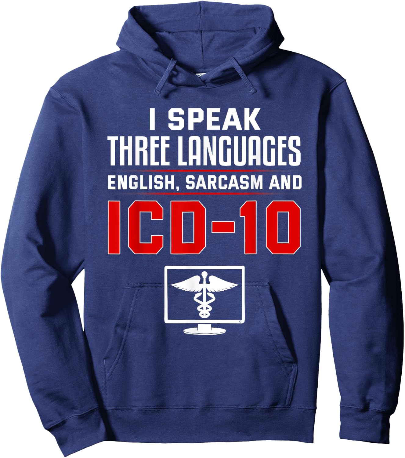Medical coder coding biller nurse Hoodie - Hoodie | Navy